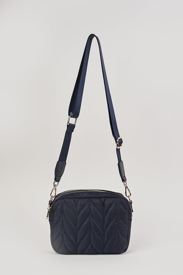 Ink Quilted Crossbody Bag