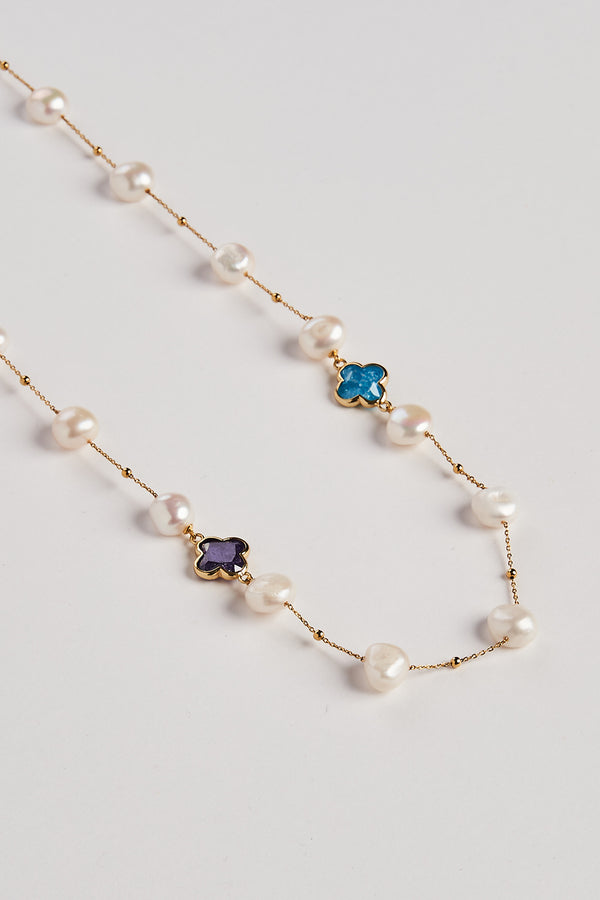 Pearl & Clover Necklace