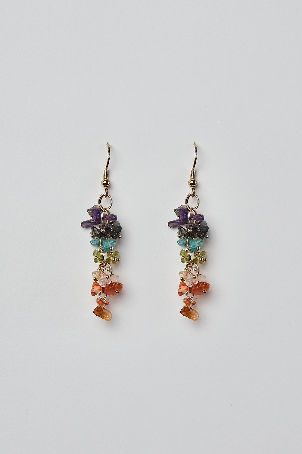 Gray deals stone earrings