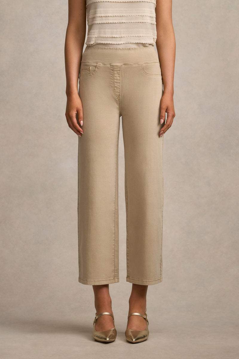 Bengajean® 7/8 Wide Leg - Biscuit