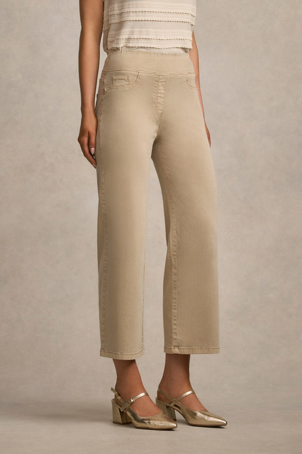 Bengajean® 7/8 Wide Leg - Biscuit