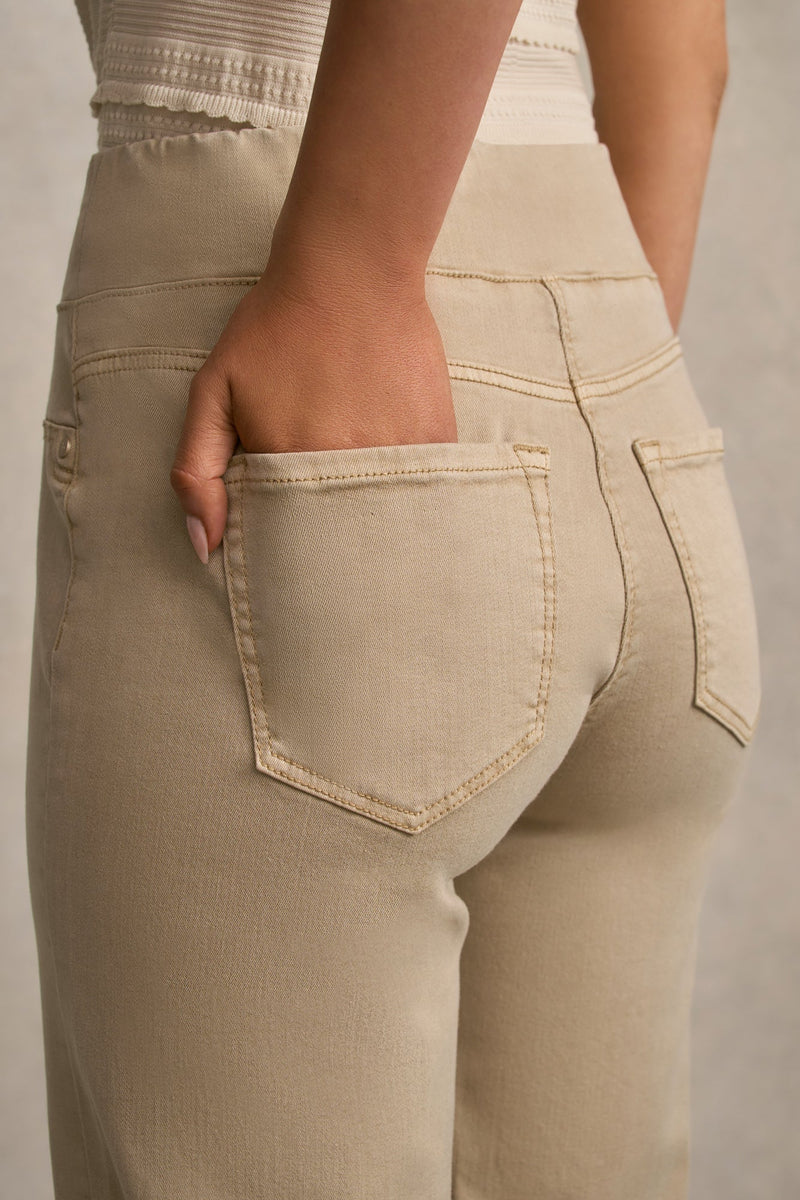 Bengajean® 7/8 Wide Leg - Biscuit