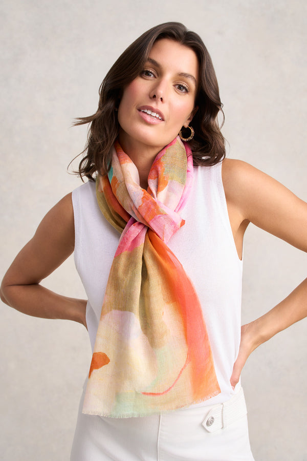 Flower Fields Scarf - Multicolour