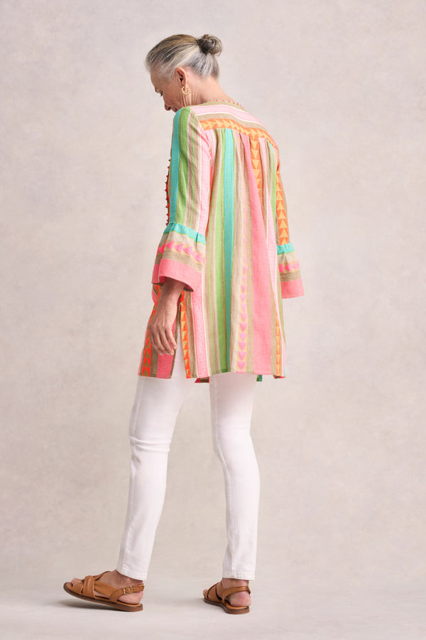 Fluro Jacquard Kaftan