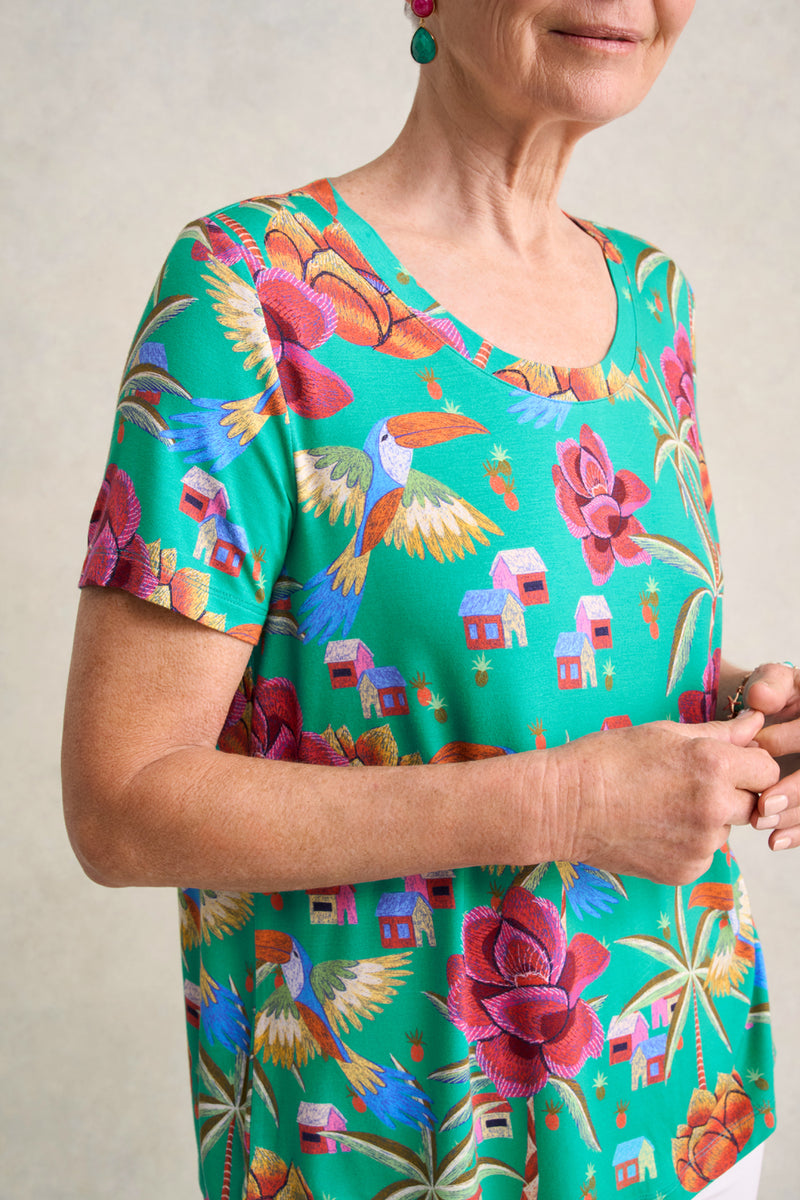 Printed T-Shirt - Toucan Print