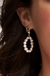 Rice Pearl Earrings