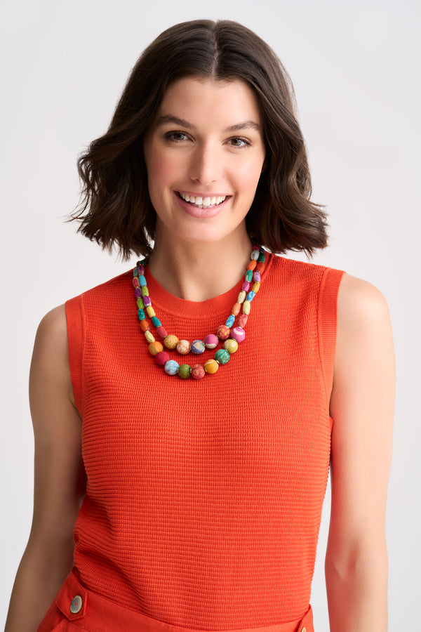 Tropical Kantha Necklace