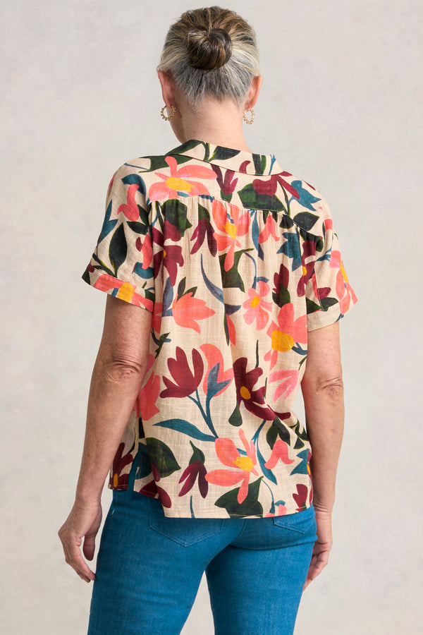 Printed Gauze Shirt