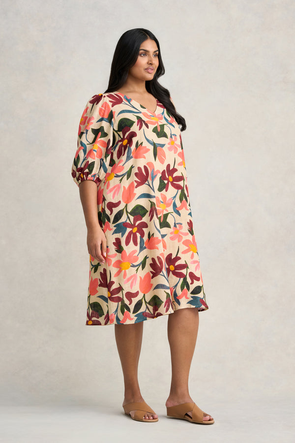 Printed Swing Dress