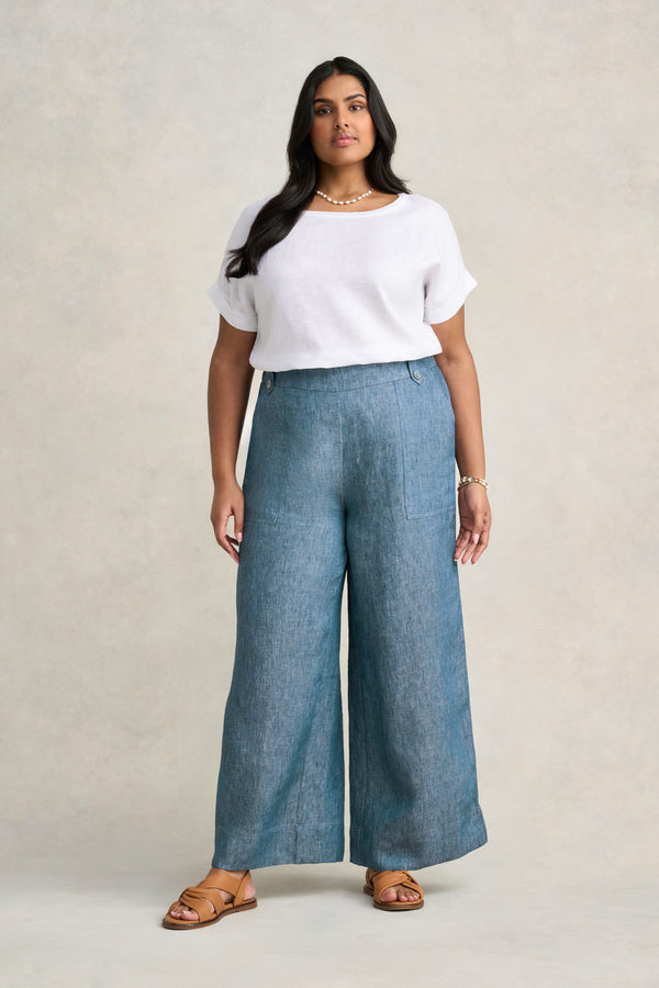 Twill Hemp Linen Pant