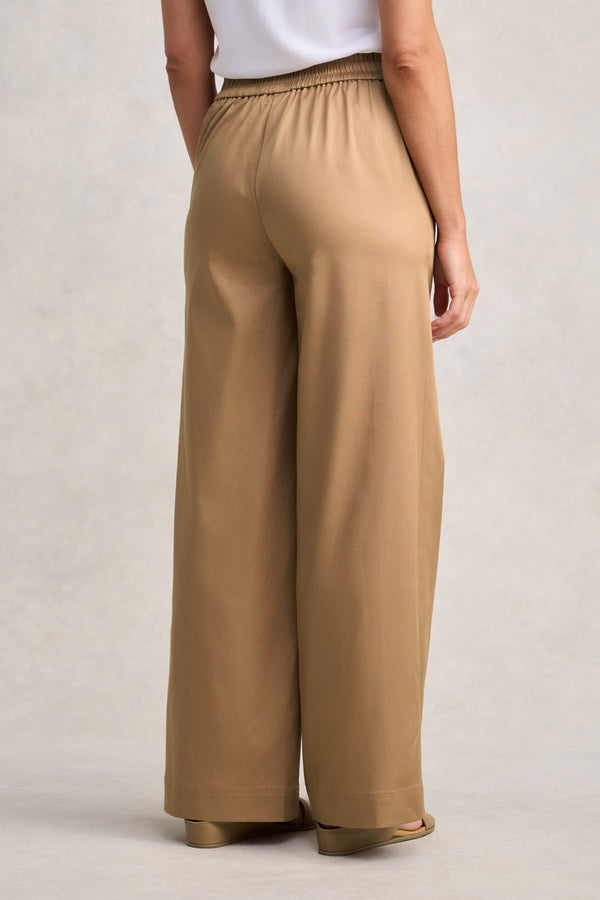 Wide Leg Pant - Tan