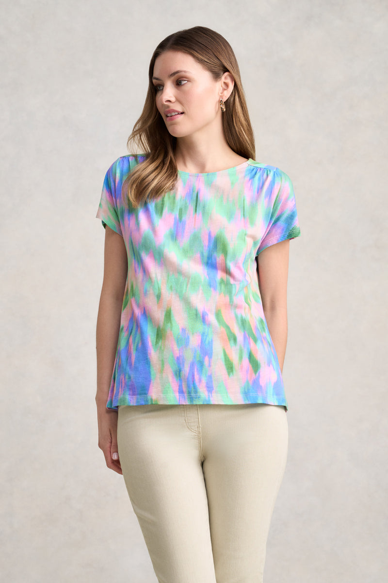 Printed T-Shirt - Tie Dye Print