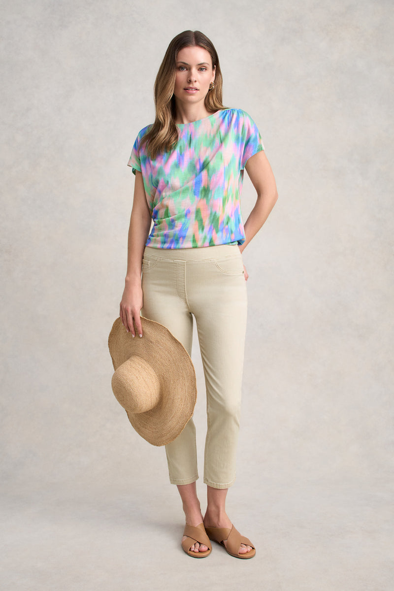 Printed T-Shirt - Tie Dye Print