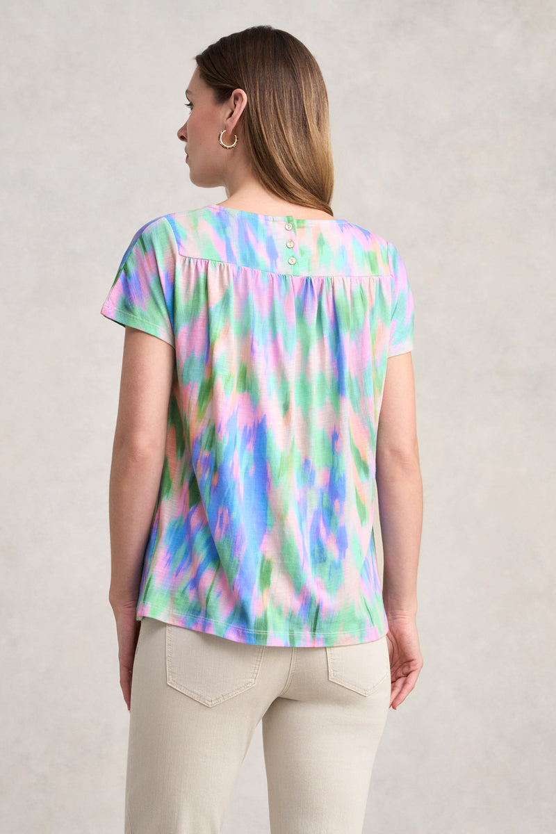 Printed T-Shirt - Tie Dye Print
