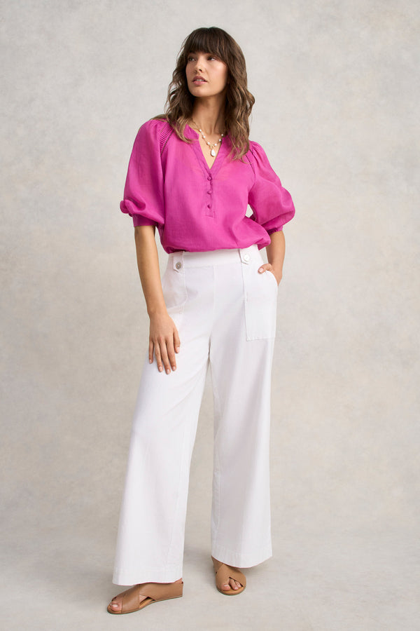 Trim Detail Blouse - Orchid