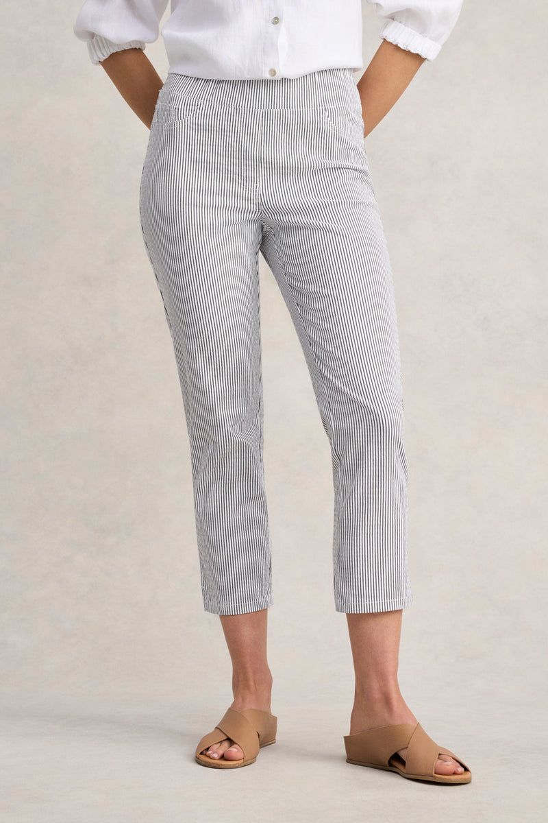 Bengajean® ¾ Seersucker - Black / White Stripe