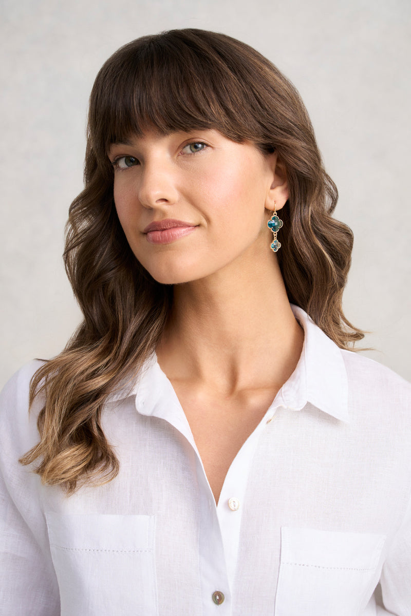 Clover Droplets - Aqua