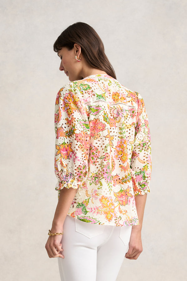 Broderie Printed Shirt