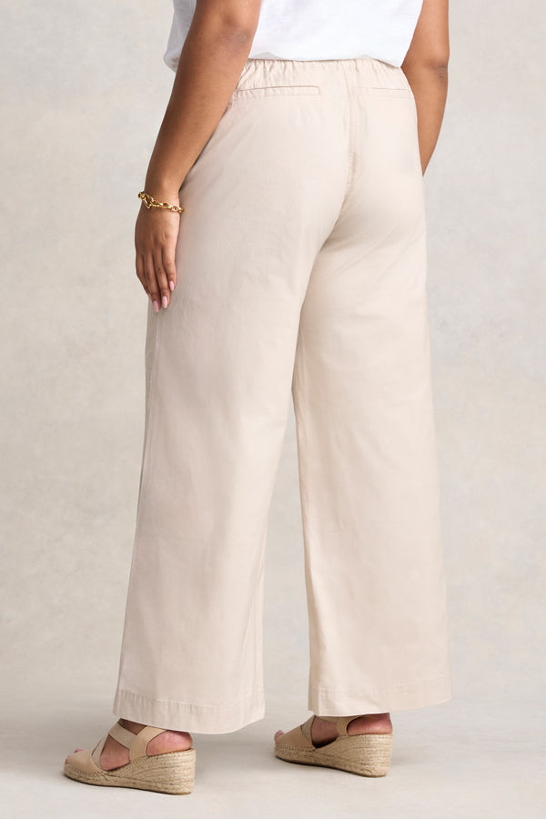 Cotton Wide Leg Pant