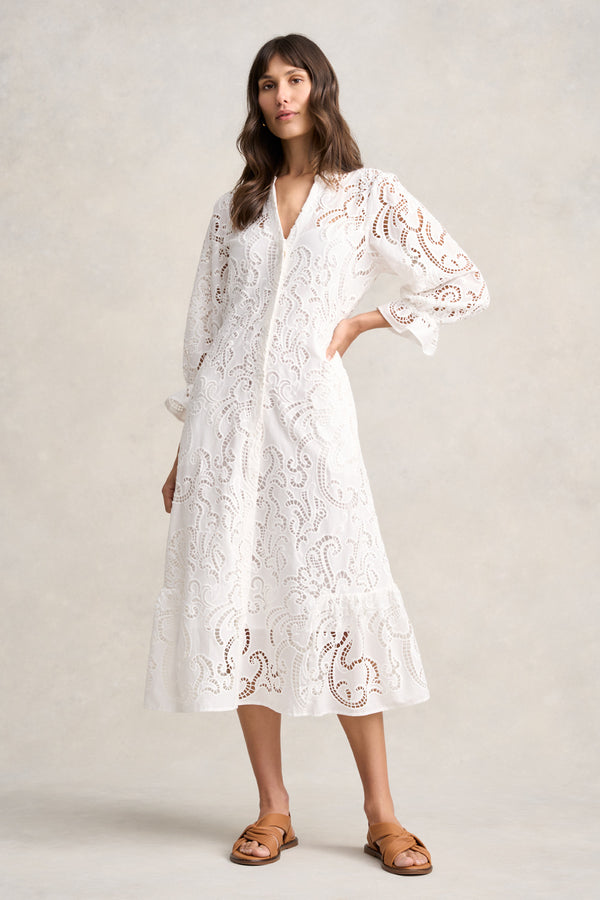 Broderie Lace Dress