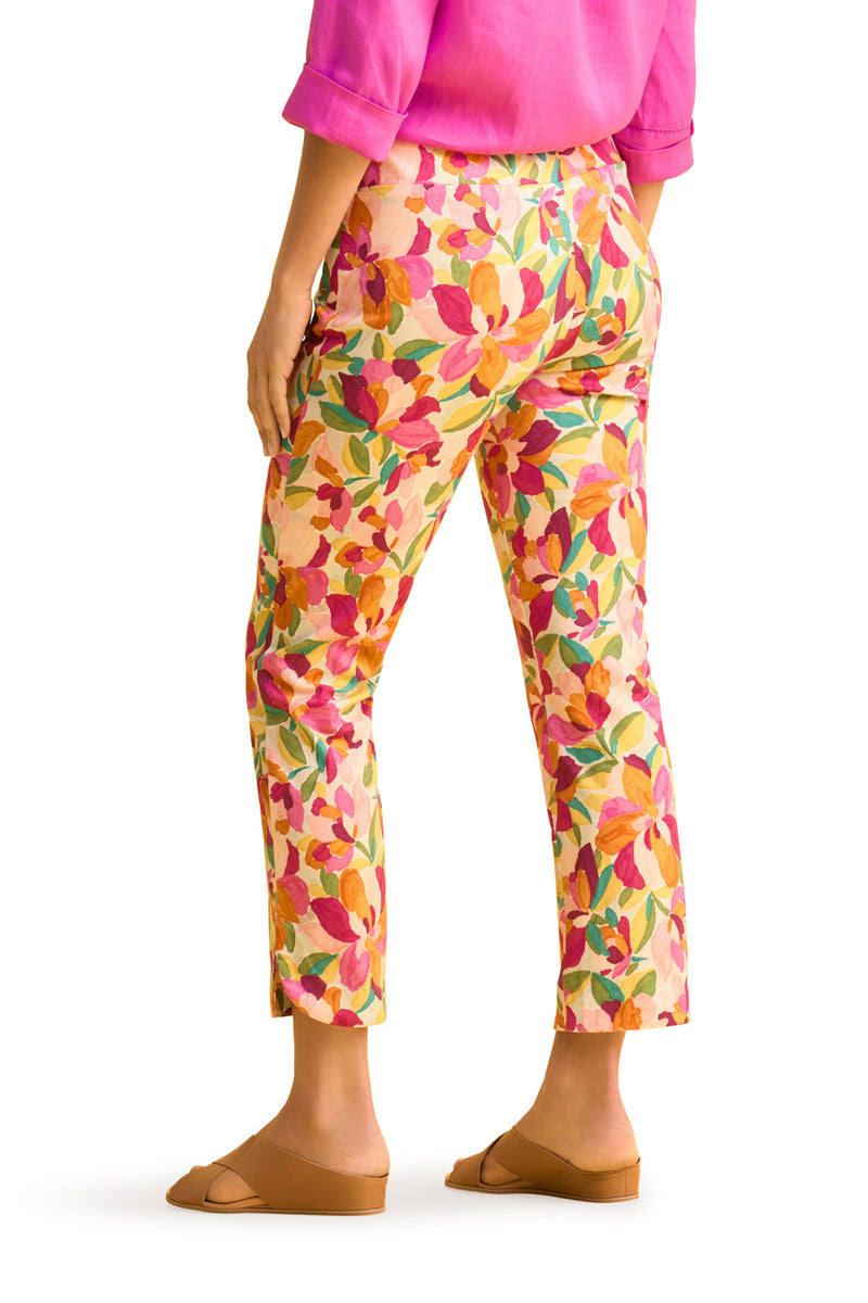 Printed Pant - Rococo White Print