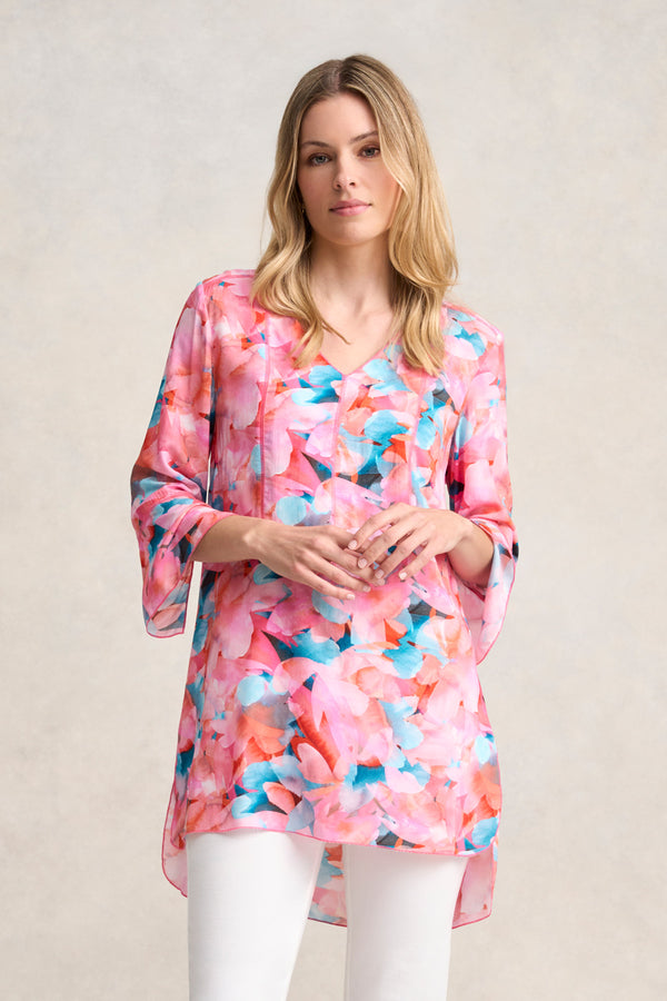 Top Stitch Kaftan - Summer Floral