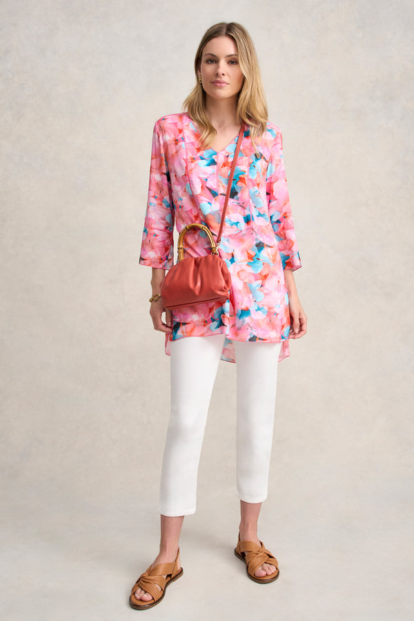 Top Stitch Kaftan - Summer Floral