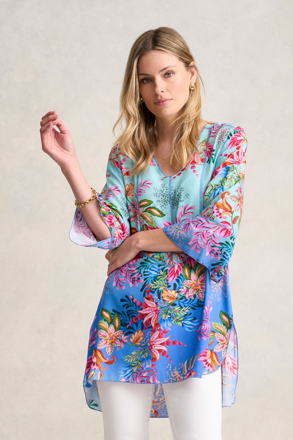 Top Stitch Kaftan - Midsummer Paisley