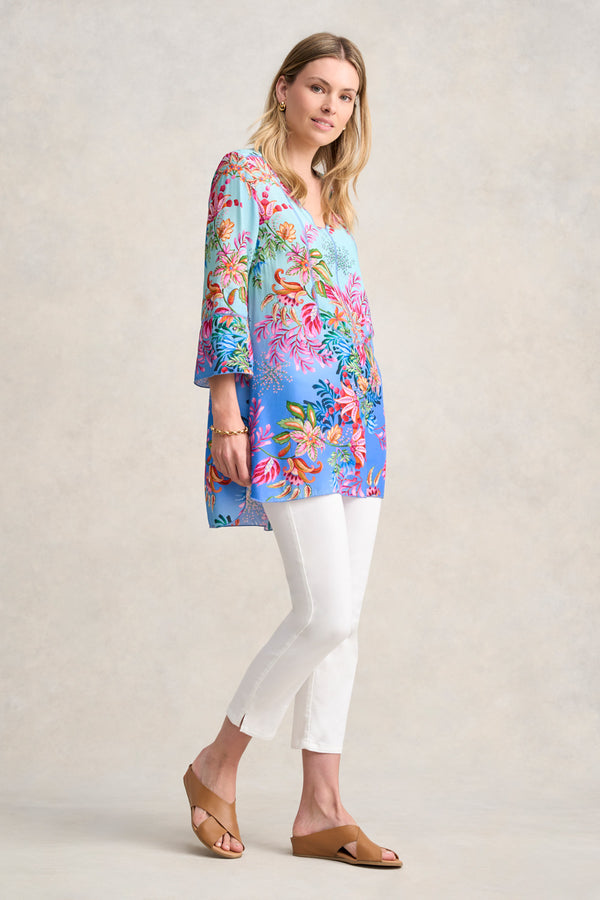 Top Stitch Kaftan - Midsummer Paisley