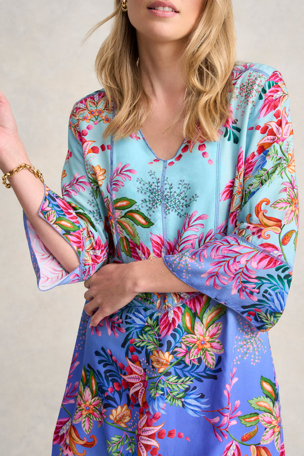 Top Stitch Kaftan - Midsummer Paisley