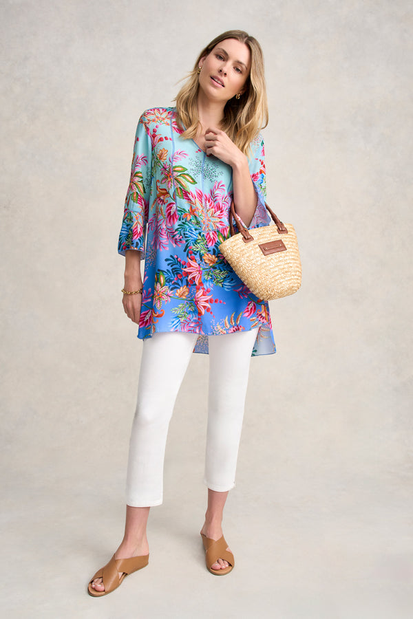 Top Stitch Kaftan - Midsummer Paisley