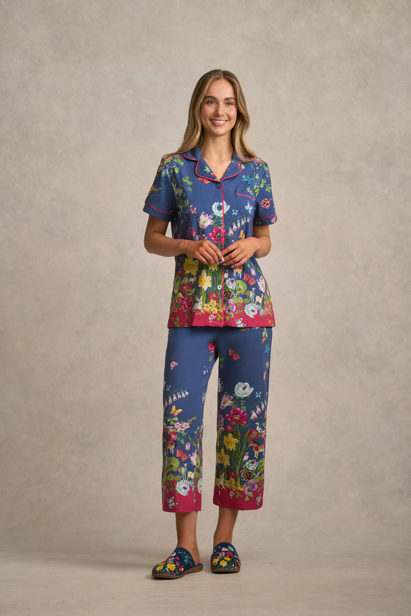 Nathalie Lété Ladies PJ Set - Secret Grove Print