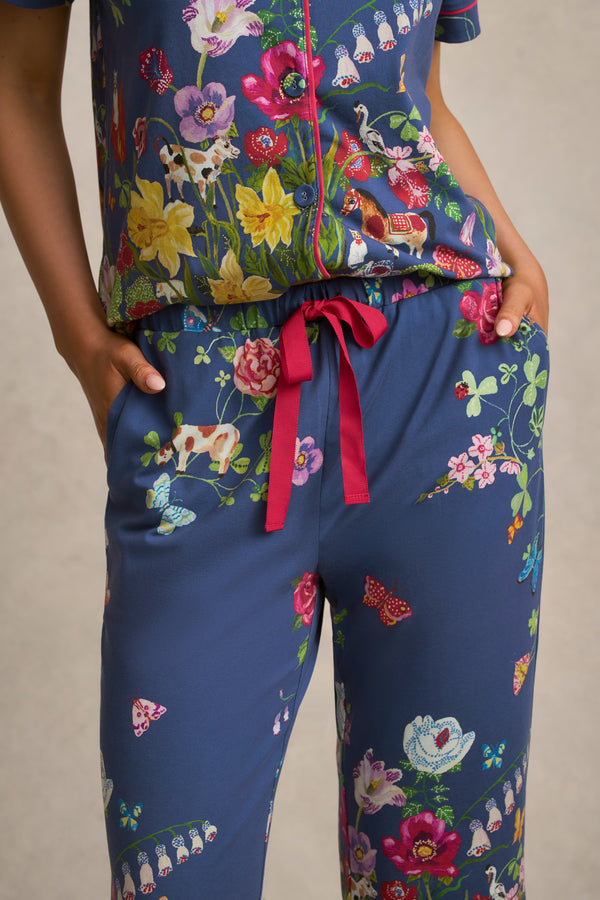 Nathalie Lété Ladies PJ Set - Secret Grove Print