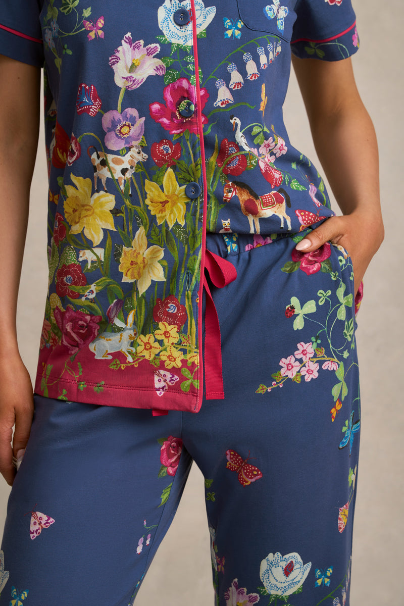 Nathalie Lété Ladies PJ Set - Secret Grove Print