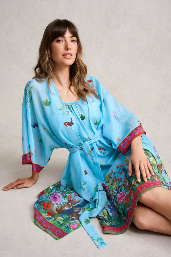 Nathalie Lété Cotton Silk Kimono