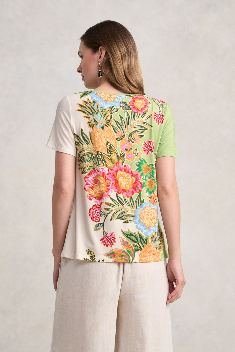 Printed T-Shirt - Tropical Placement