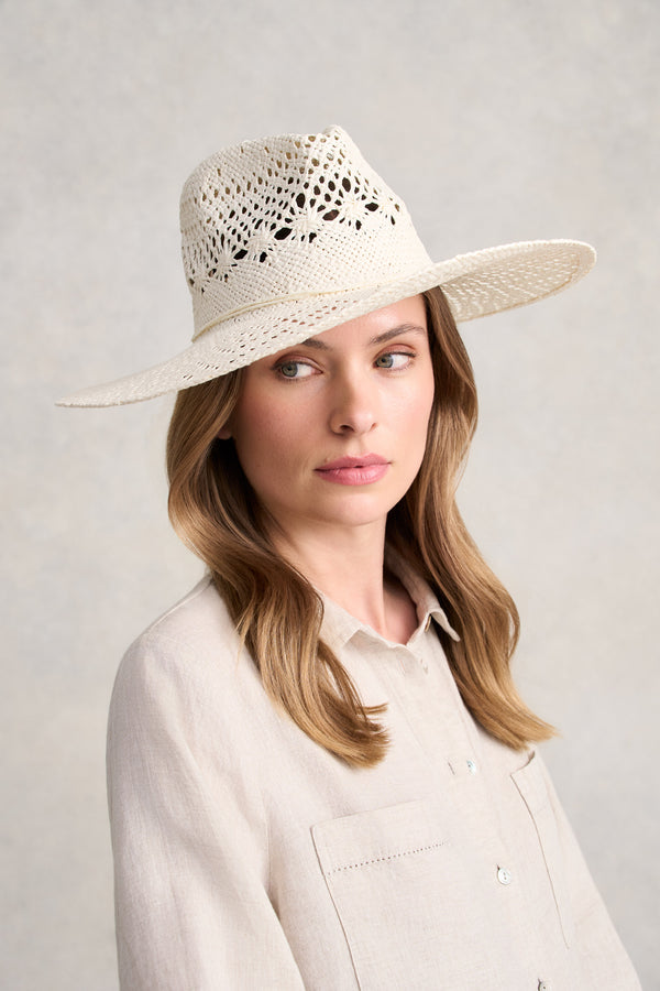 Open Weave Hat - Natural