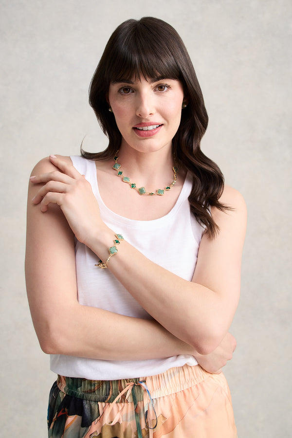 Clover Bracelet - Green