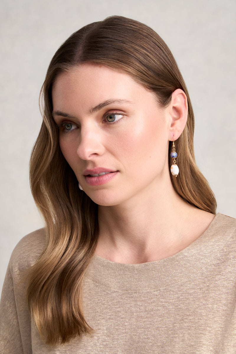 Mixed Stone Droplets - Blue Multi