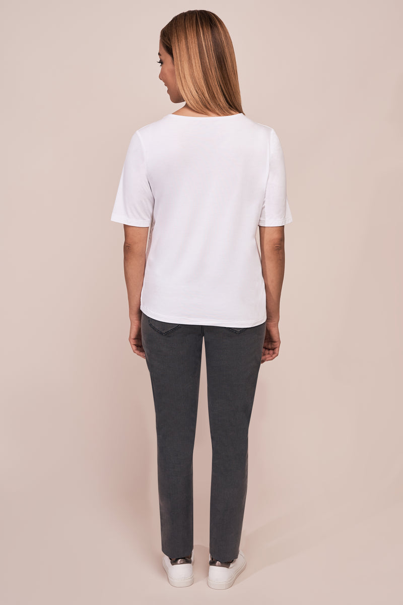 Bengajean Long Length Skinny Leg Petite - Grey Denim