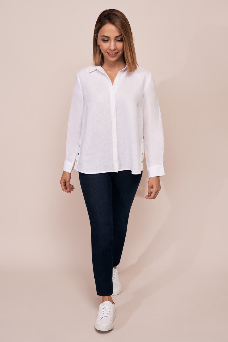 Bengajean Long Length Petite - Denim Medium Wash