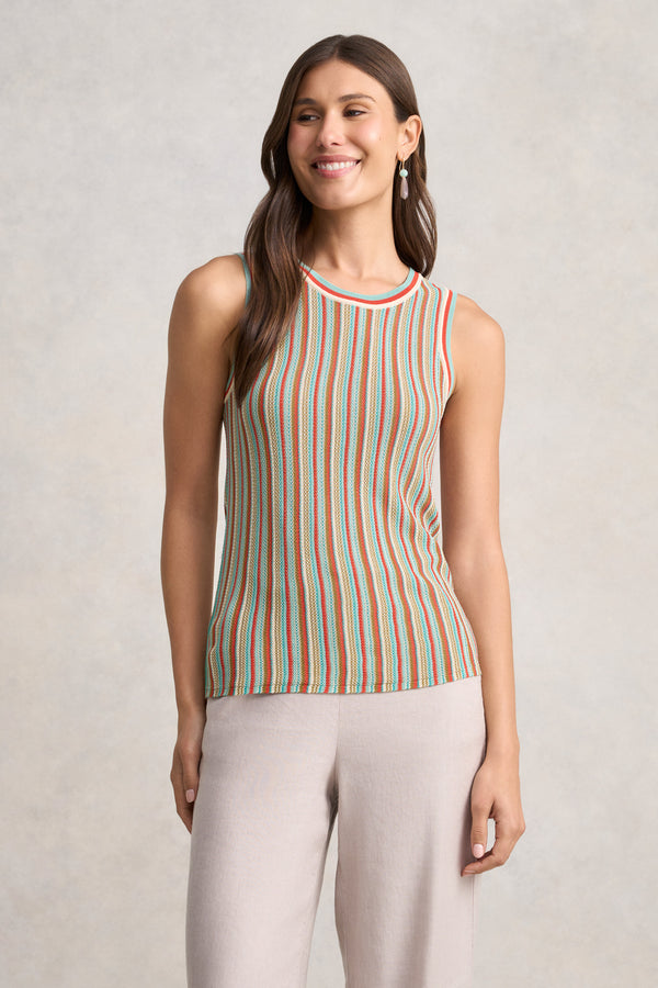 Stripe Knit Top - Multi Stripe