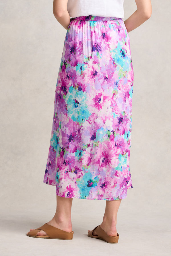 PRINTED MIDI SKIRT - JANE'S BOUQUET PRINT