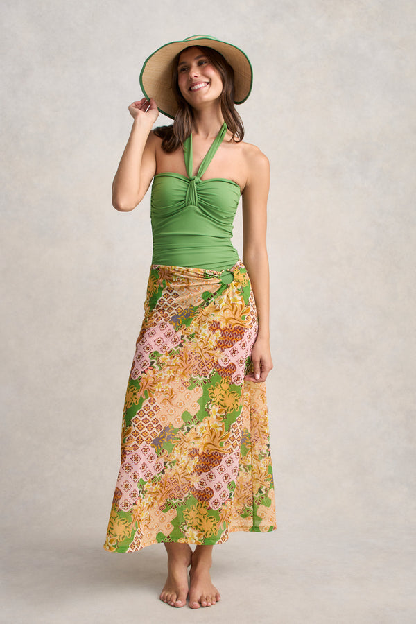 Convertible One Piece Bather - Green