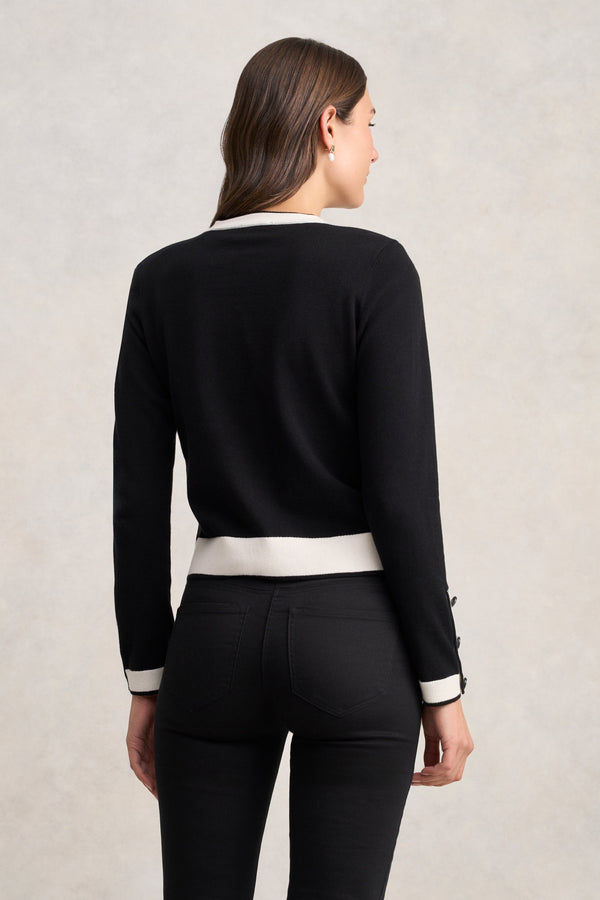 Cotton Cardigan - Black