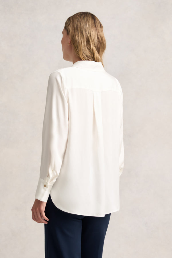 SOFT TWILL SHIRT - CHALK