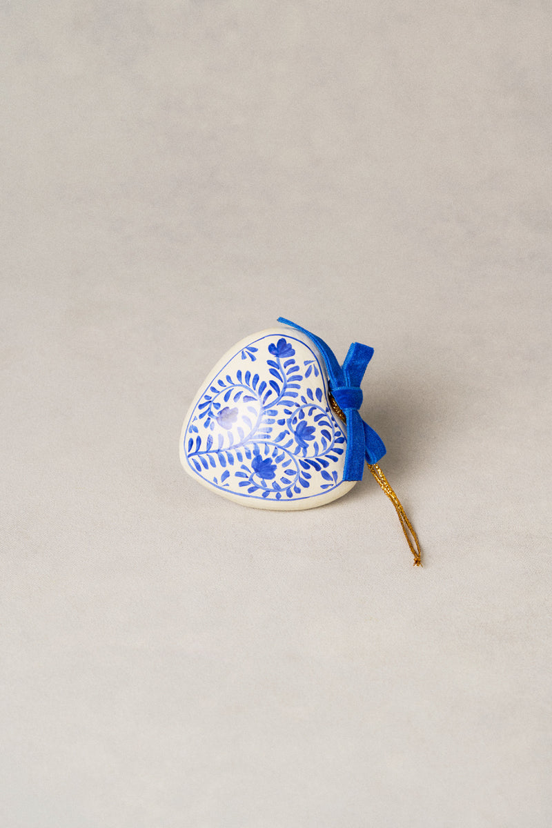 Heart Bauble - Blue