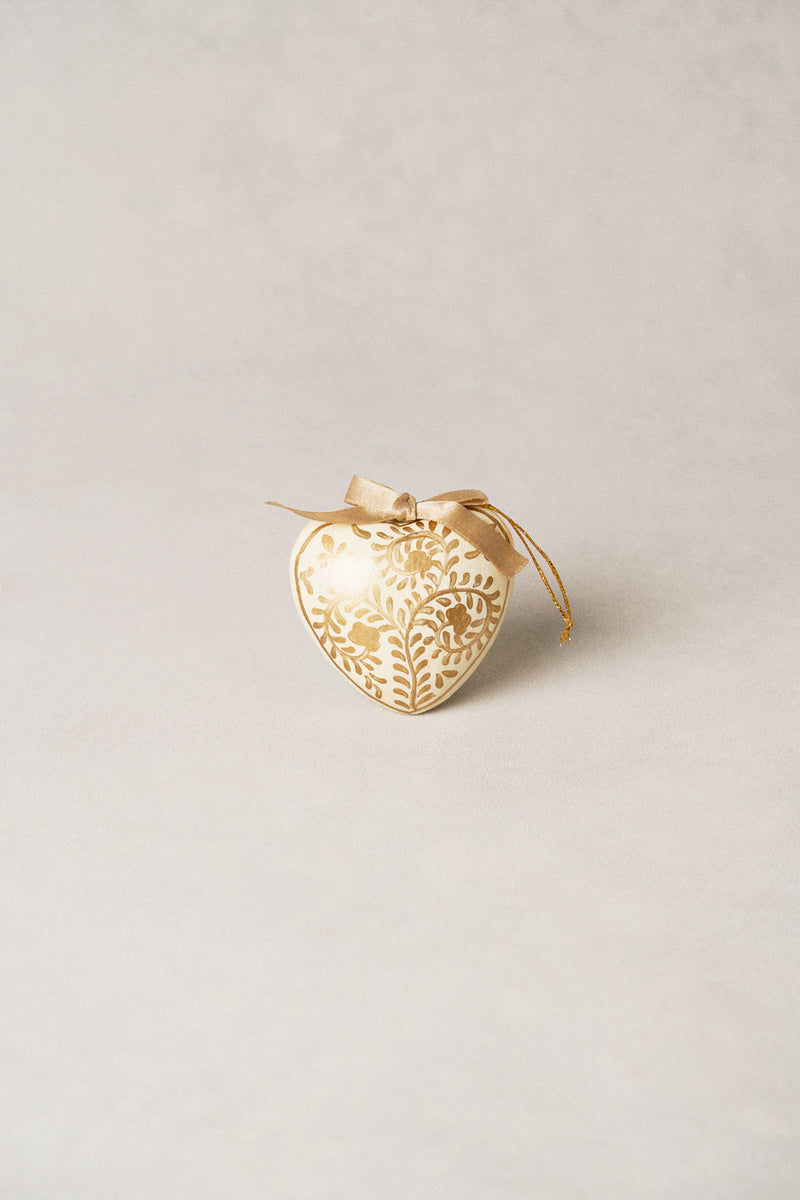 Heart Bauble - Gold