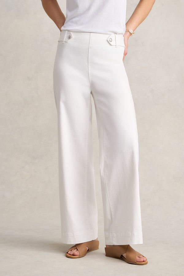 Wide Leg Jeans - White