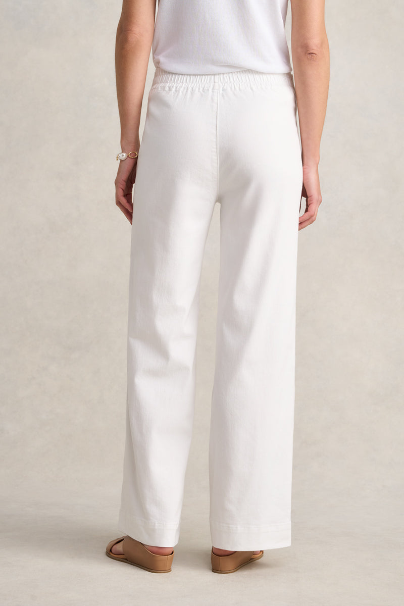 Wide Leg Jeans - White